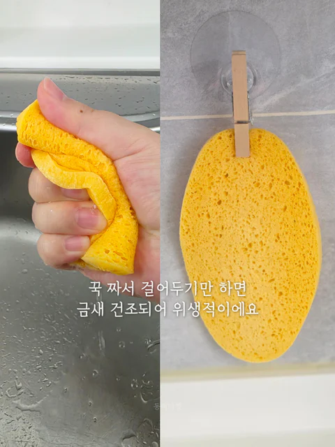 스폰텍스 항균 스펀지 수세미
