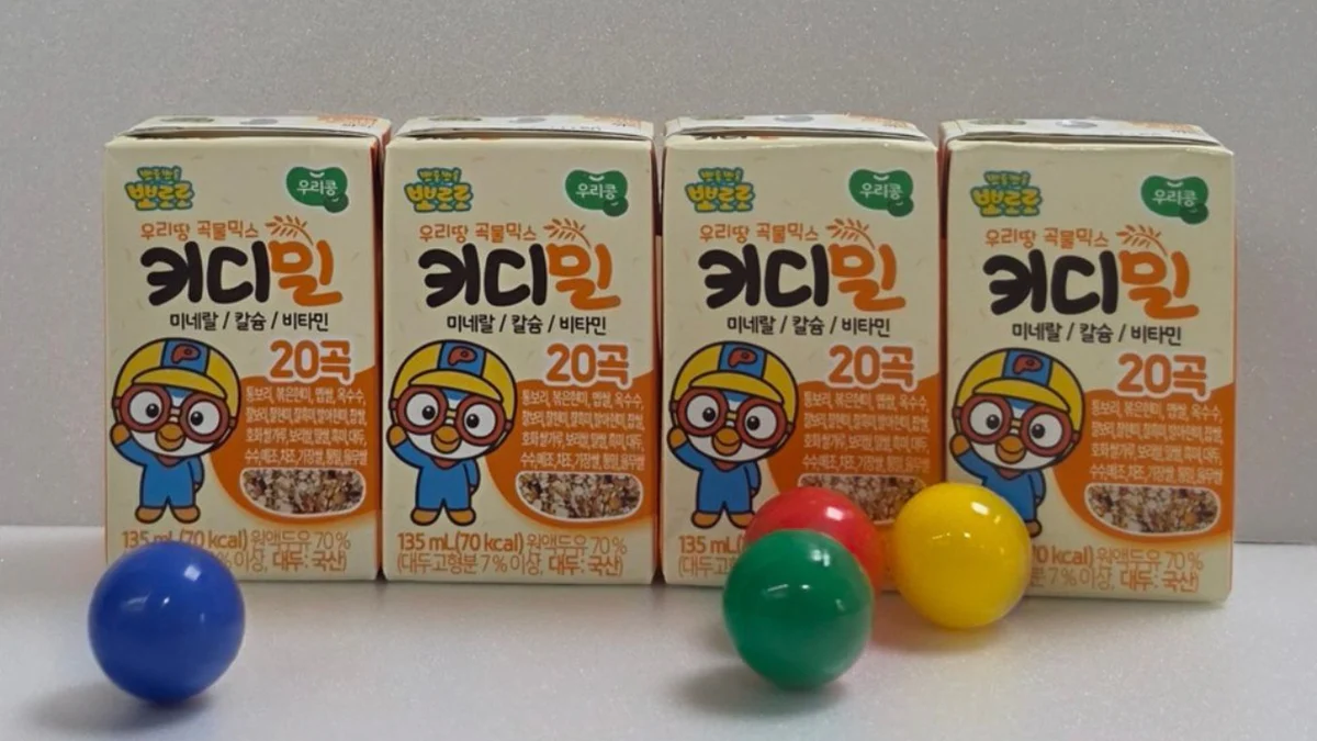 뽀로로 키디밀 곡물 두유 135ml x 24팩